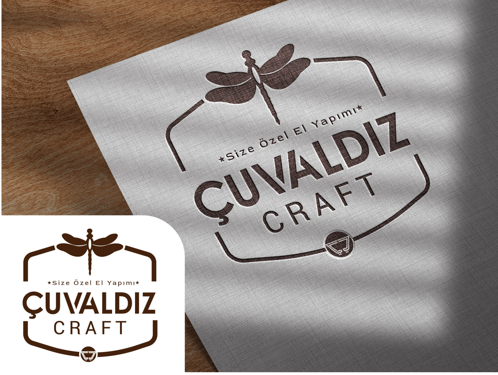 Tasarlayan ZeynepK-ELYAPIMI DERİ ÜRÜNLERE ÖMÜRLÜK BİR LOGO 