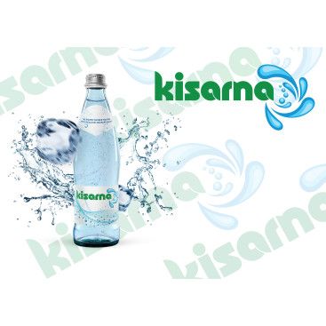 kisarna maden suyu için logo çalışması yarışmasına tasarımcı kamran tarafından sunulan  tasarım 