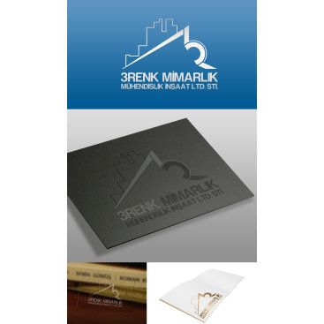 3 RENK MİMARLIK LOGO TASARIMI yarışmasına tasarımcı ibrc_tasarim tarafından sunulan  tasarım 