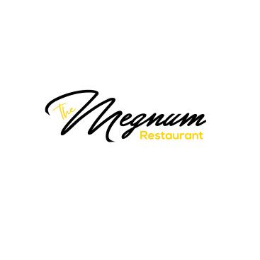The Megnum Restoranı İçin Logo Tasarım. yarışmasına tasarımcı Green Cat tarafından sunulan  tasarım 