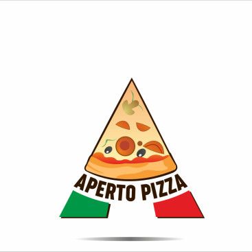 APERTO PİZZA LOGOSUNU ARIYOR yarışmasına tasarımcı ErcanH tarafından sunulan  tasarım 