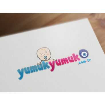 YUMUKYUMUK.COM.TR Logo ve Amblem Tasarım yarışmasına tasarımcı ElifYAZICI tarafından sunulan  tasarım