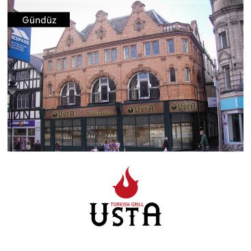 İngiltere'de Türk Restoranı -Tabela Logo yarışmasına tasarımcı FSU Design tarafından sunulan  tasarım 