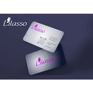 ''LİLASSO'' MARKASI İÇİN LOGO-KARTVİZİT yarışmasına tasarımcı grfkismail tarafından sunulan  tasarım