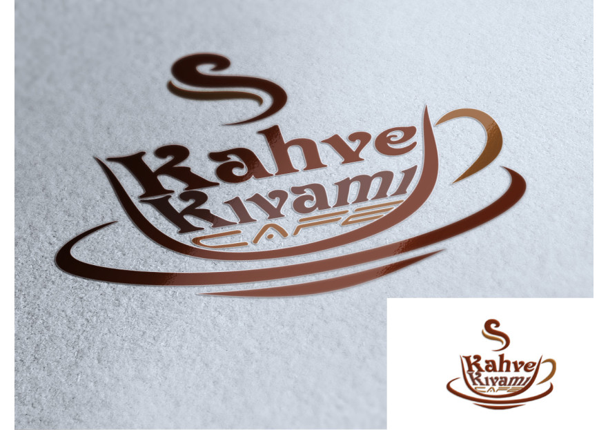 Ulusal cafe zinciri için logo tasarımı yarışmasına tasarımcı grafikseli tarafından sunulan  tasarım 