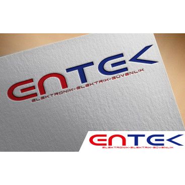 elektironik firma logosu yarışmasına tasarımcı enesguldali tarafından sunulan  tasarım 