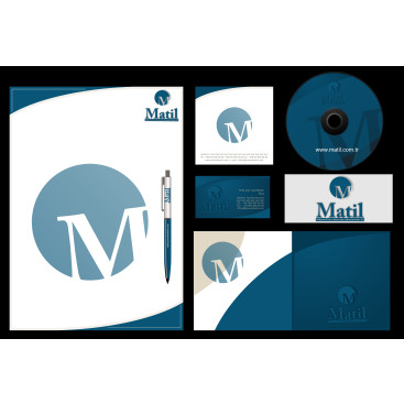 MATİL A.Ş Logo ve Kurumsal Kimlik  yarışmasına tasarımcı NCP_design tarafından sunulan  tasarım 