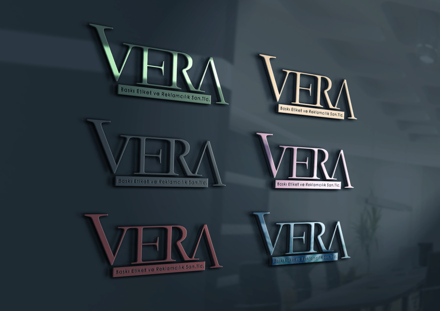 VERA BASKI ETİKET ve REKLAMCILIK SAN TİC yarışmasına tasarımcı küçükada tarafından sunulan  tasarım 