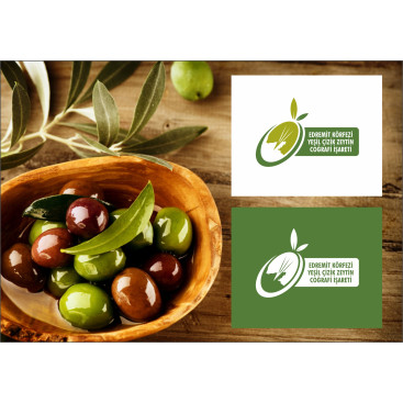 Edremit Körfezi Yeşil Çizik Zeytin yarışmasına tasarımcı grafikerh tarafından sunulan  tasarım 