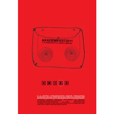 Akademifest 2011 Afiş Tasarımı yarışmasına tasarımcı atabay666 tarafından sunulan  tasarım 