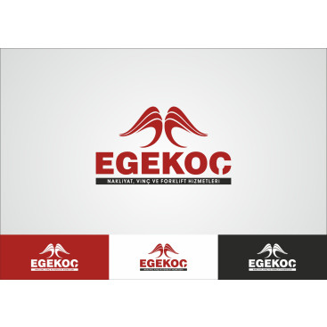Egekoç Nakliyat Vinç Forklift için logo  yarışmasına tasarımcı cihatsarp tarafından sunulan  tasarım 