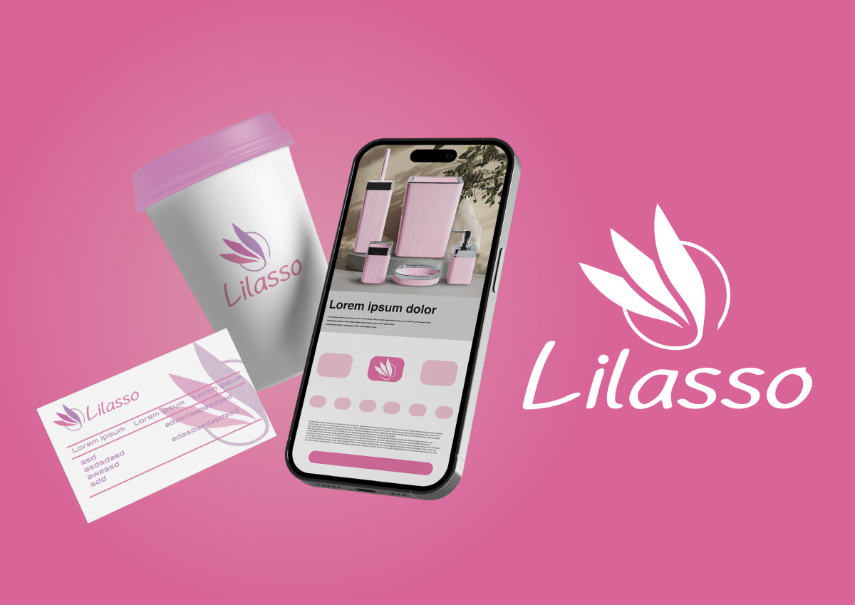 Tasarlayan ALFA™-''LİLASSO'' MARKASI İÇİN LOGO-KARTVİZİT