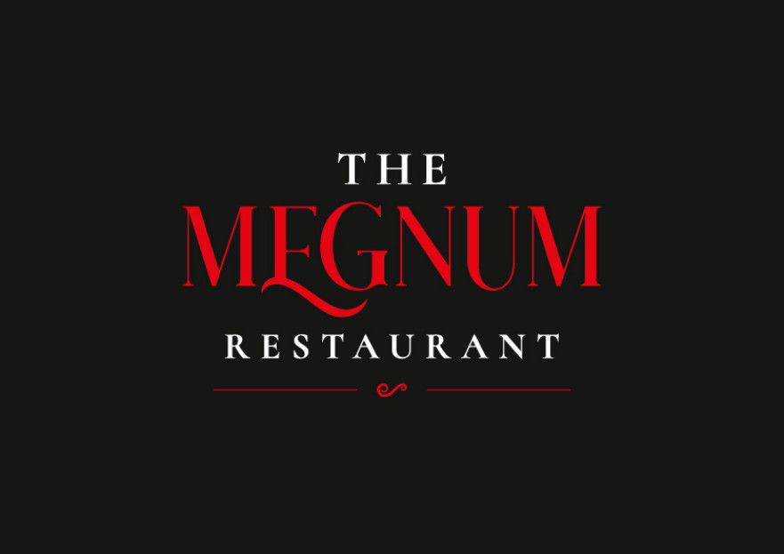 The Megnum Restoranı İçin Logo Tasarım. yarışmasına tasarımcı dcreagraph tarafından sunulan  tasarım 