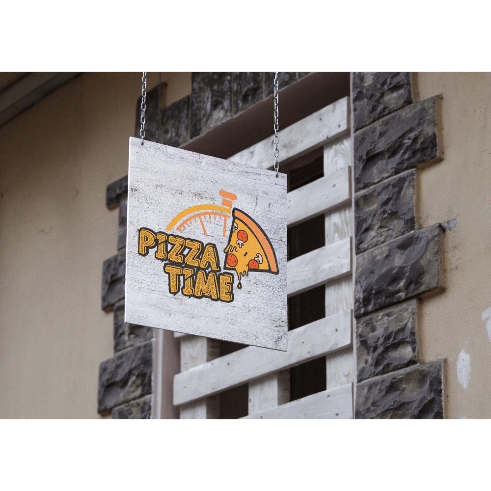 Pizza Time Logo Tasarım Yarışması yarışmasına Zelalk tarafından girilen tasarım