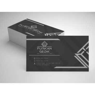 Mimarlık ofisi logo ve kartvizit tasarım yarışmasına tasarımcı Murat Altun  tarafından sunulan  tasarım 