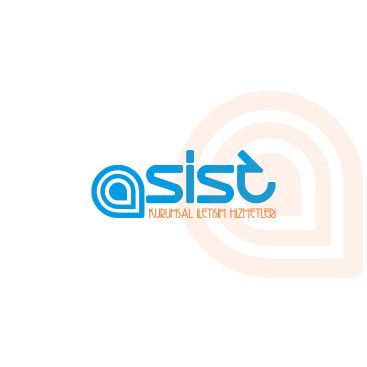 ASİST KURUMSAL İLETİŞİM İÇİN LOGO yarışmasına tasarımcı Esraya tarafından sunulan  tasarım 
