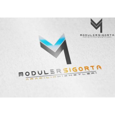 Modüler Sigorta Logo Tasarımı yarışmasına tasarımcı B T tarafından sunulan  tasarım 