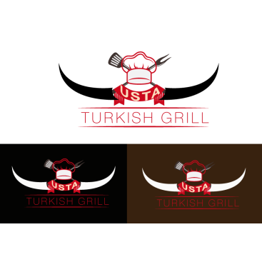 İngiltere'de Türk Restoranı -Tabela Logo yarışmasına tasarımcı CD Design© tarafından sunulan  tasarım 