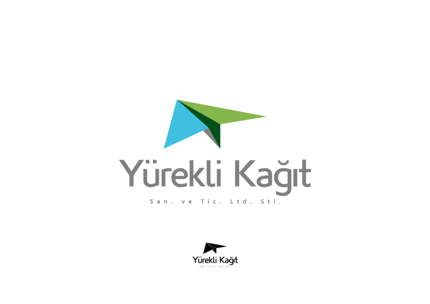 Yürekli Kağıt Yeni Logosunu Arıyor. yarışmasına tasarımcı One tarafından sunulan  tasarım 