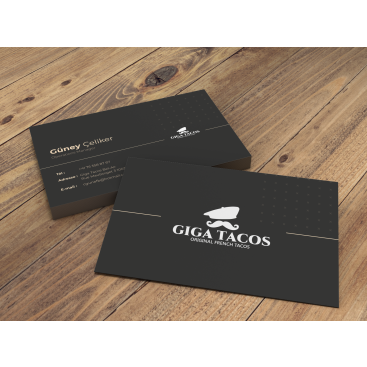 Yeni ilgi cekici bir kartvizit yarışmasına tasarımcı elifakay tarafından sunulan  tasarım 