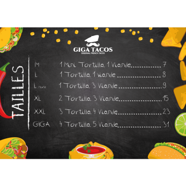 Fast Food Menüsü Tasarimi yarışmasına tasarımcı GIH tarafından sunulan  tasarım 