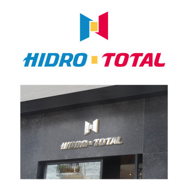Hidrototal sirketi icin logo tasarimi yarışmasına tasarımcı SultBade tarafından sunulan  tasarım 