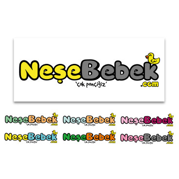 NeşeBebek.com Logo Tasarımı 355x100 px yarışmasına tasarımcı E C K tarafından sunulan  tasarım