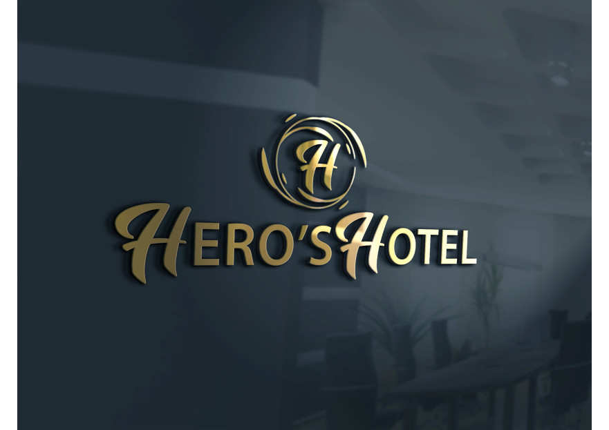 Hero’s hotel logo veya logotype yarışmasına tasarımcı N U R  tarafından sunulan  tasarım 