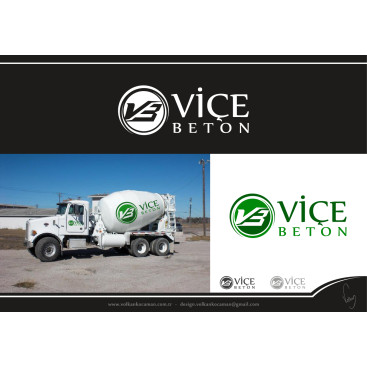 VİÇE BETON Logo Yarışması Başladı yarışmasına tasarımcı volkanKocaman tarafından sunulan  tasarım 