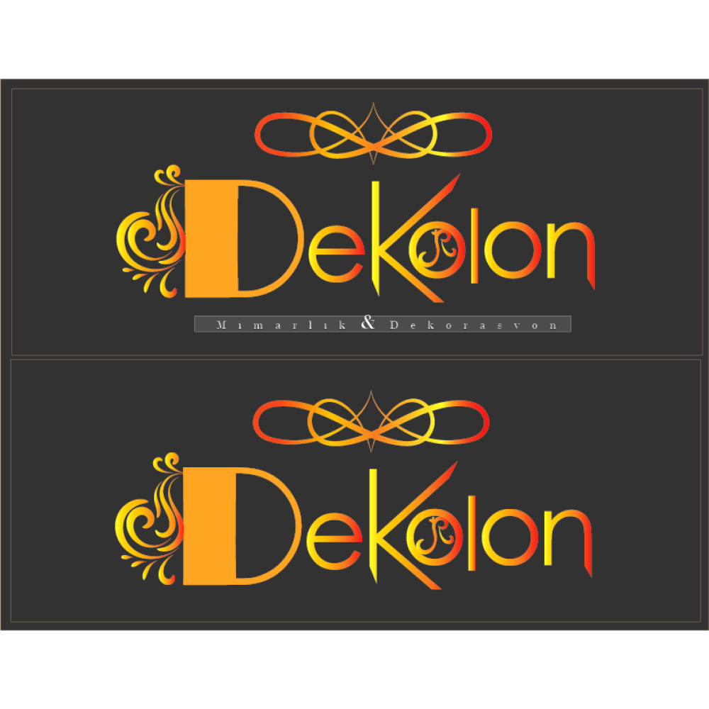 Dekorasyon Mimarlık ve Uygulama Logo yarışmasına Sarkhan tarafından girilen tasarım
