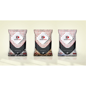 Kerimoğlu Bakliyat Ambalaj Tasarımı yarışmasına tasarımcı ᵈᵉᶻᶻᶤᶰᵍᵃʳᵗ tarafından sunulan  tasarım 