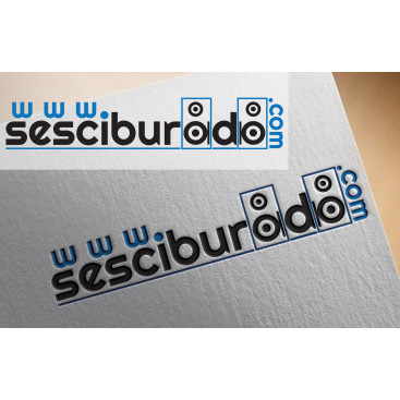 Sesciburada E-Ticaret sistemiz için logo yarışmasına tasarımcı A.yustas tarafından sunulan  tasarım 