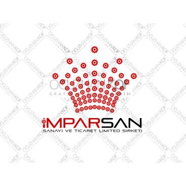 İMPARSAN SAN. TİC. LTD. Logo tasarımı yarışmasına tasarımcı oguzhankof tarafından sunulan  tasarım 