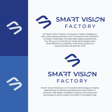 Smart Vision Factory için Logo Tasarımı yarışmasına tasarımcı dcreagraph tarafından sunulan  tasarım
