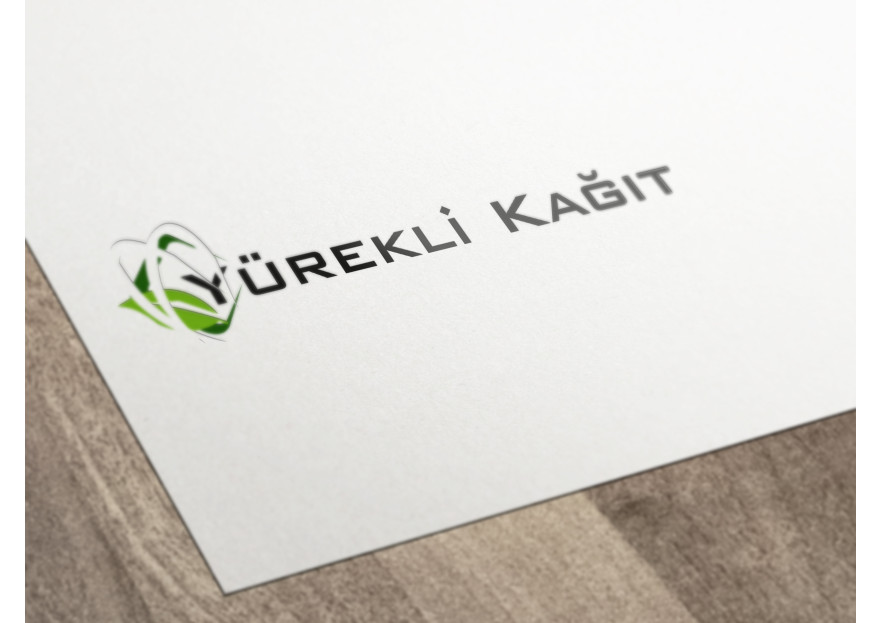Yürekli Kağıt Yeni Logosunu Arıyor. yarışmasına tasarımcı cansu14 tarafından sunulan  tasarım 