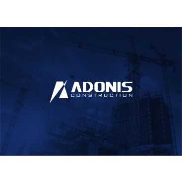 Adonis Construction Logo Tasarımı yarışmasına tasarımcı RΛPİDO tarafından sunulan  tasarım 