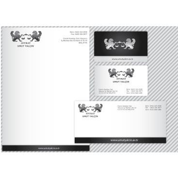 Avukatlık Bürosu Kurumsal Kimlik  yarışmasına tasarımcı avaqado tarafından sunulan  tasarım 