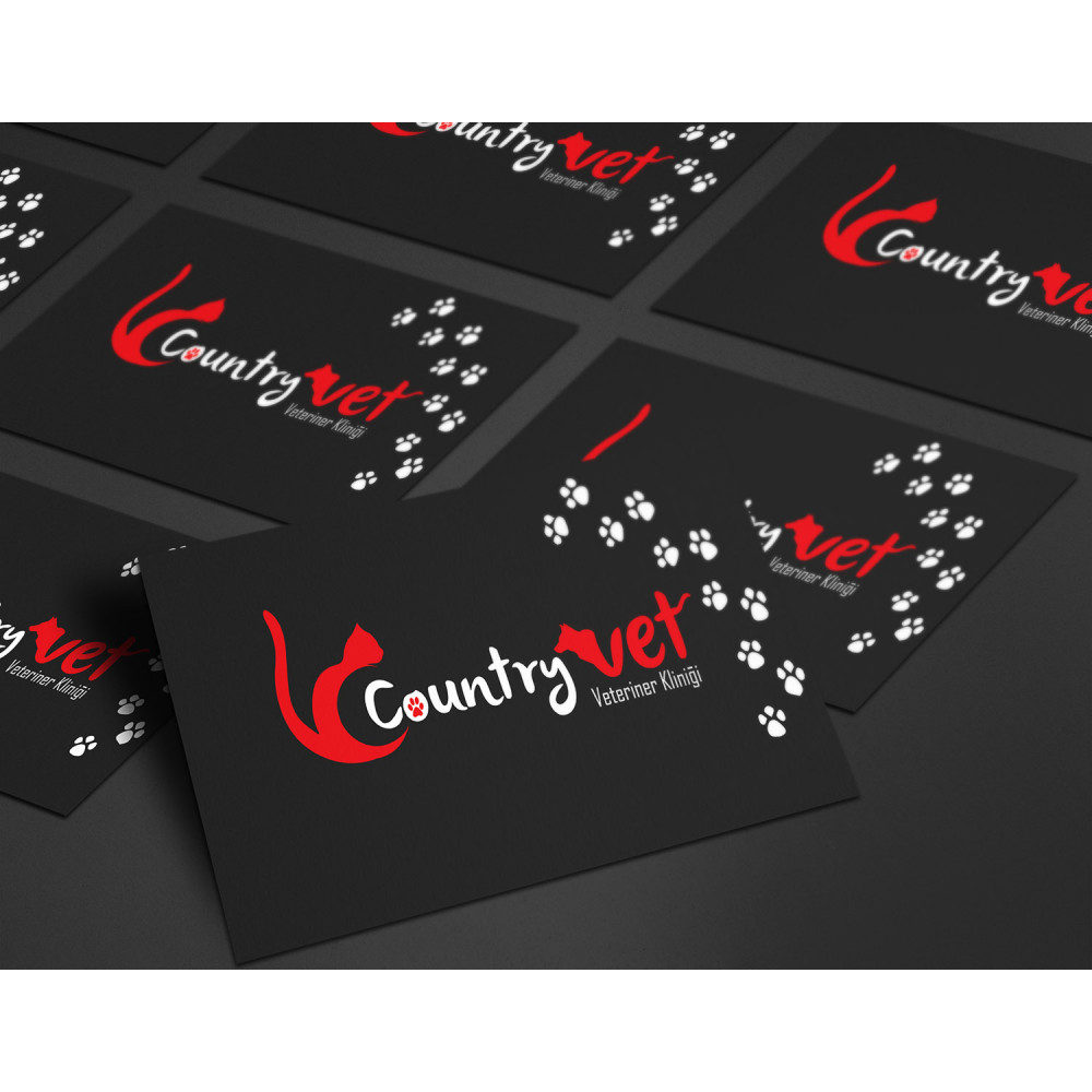 Veteriner Kliniği için özel bir logo