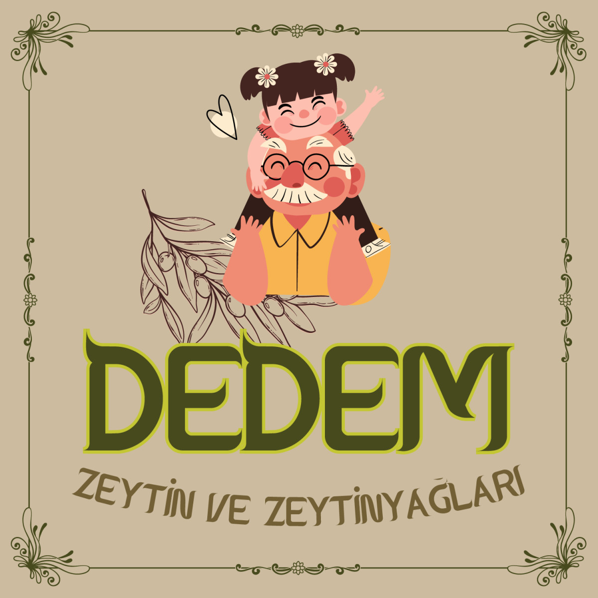 Tasarlayan YasinYildirim34-dedem zeytin ve zeytinyağlari için logo