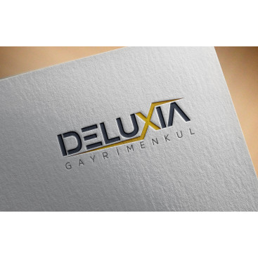 DELUXIA GAYRİMENKUL LOGO VE DAHASI... yarışmasına tasarımcı Furkanfb tarafından sunulan  tasarım 