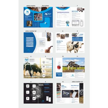 Süt İşletmeleri için Dijital ve Akıllı Çözümler yarışmasına tasarımcı Cansusah tarafından sunulan  tasarım 