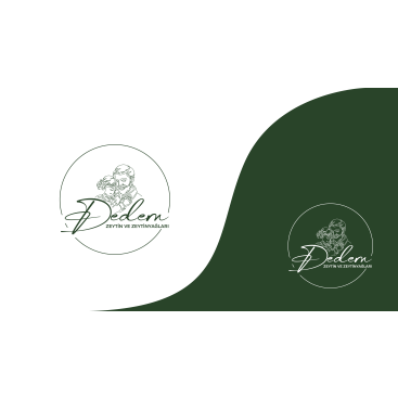 dedem zeytin ve zeytinyağlari için logo yarışmasına tasarımcı Logomotif tarafından sunulan  tasarım 