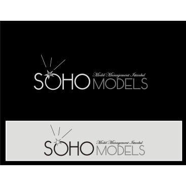 Model Ajansına Logo Tasarım yarışmasına tasarımcı melih tarafından sunulan  tasarım 