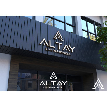 Altay  Gayrimenkul Logo  Tasarımı  yarışmasına tasarımcı SamArt tarafından sunulan  tasarım 