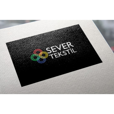 Tekstil firma logosu yarışmasına tasarımcı SZR Graphic Design tarafından sunulan  tasarım 