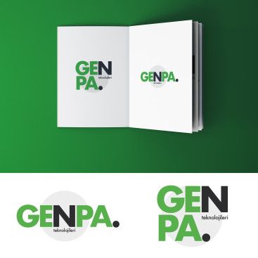 GENPA LOGOSUNU ARIYOR yarışmasına tasarımcı bahatunc tarafından sunulan  tasarım 