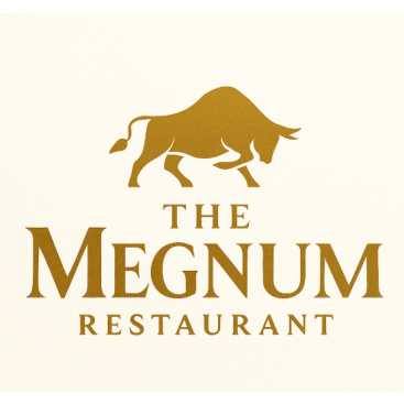 The Megnum Restoranı İçin Logo Tasarım. yarışmasına tasarımcı inanç doğan tarafından sunulan  tasarım 