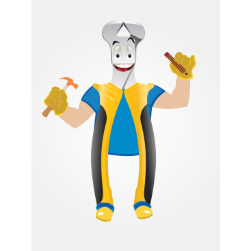 yapı market için maskot yarışmasına tasarımcı proea tarafından sunulan  tasarım 