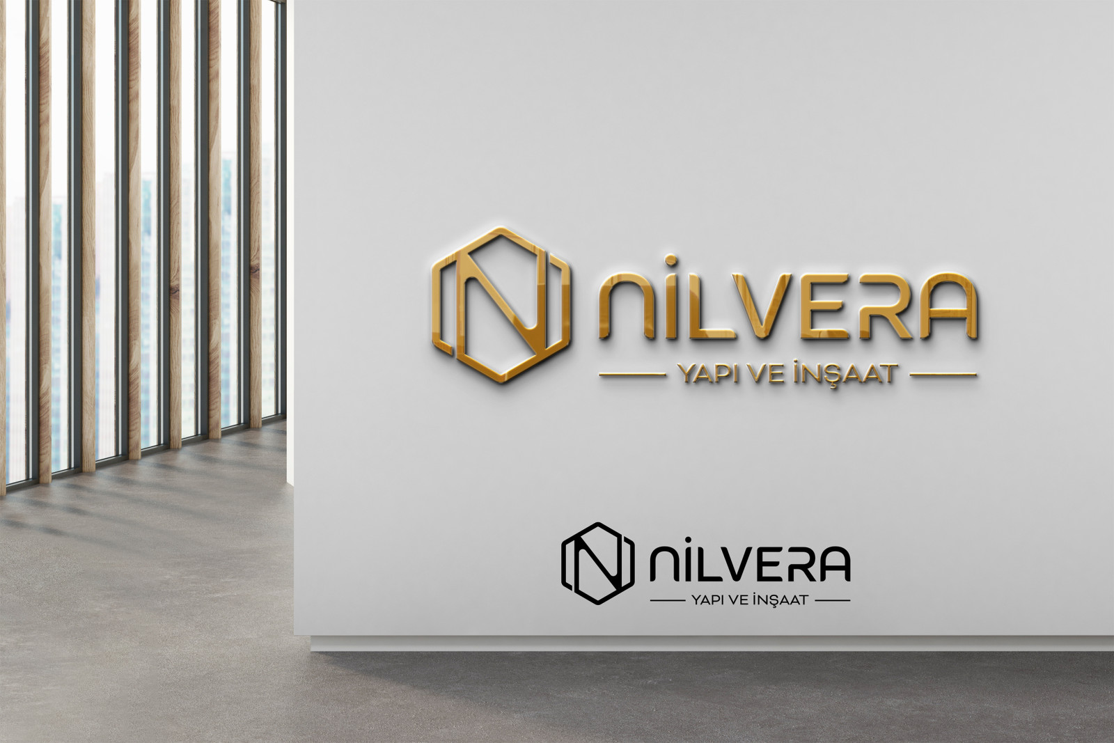 Tasarlayan hekmedya-Nilvera Yapı inşaat firması logo tasarım