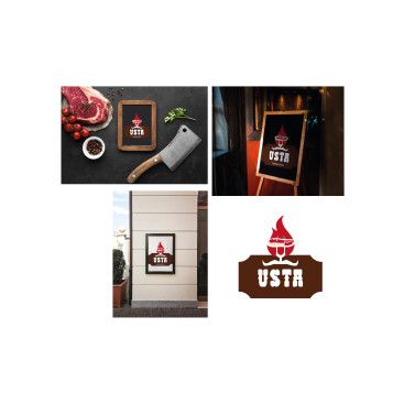 İngiltere'de Türk Restoranı -Tabela Logo yarışmasına tasarımcı Buket Genç tarafından sunulan  tasarım 